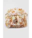 Rhinestone Fringe Mini Purse