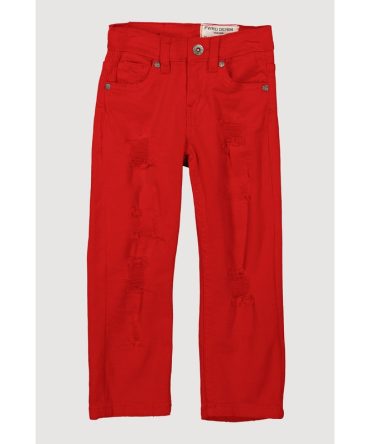 Toddler Boys Distressed Patch and Repair Jeans