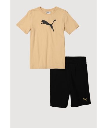 Boys Puma Graphic Tee and Shorts