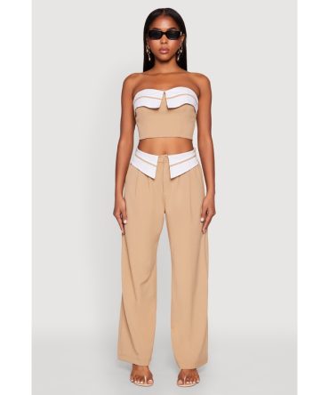 Fold Over Trousers