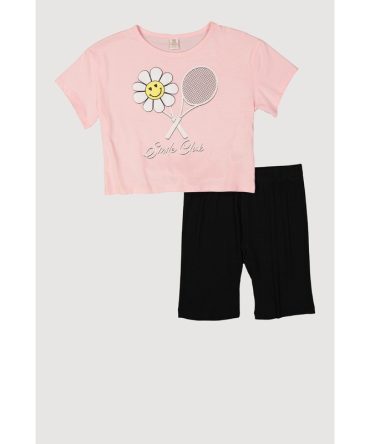Girls Smile Club Tee and Shorts