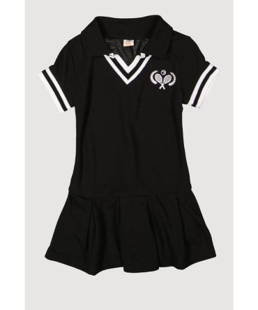 Toddler Girls Tennis Pleated Polo Dress