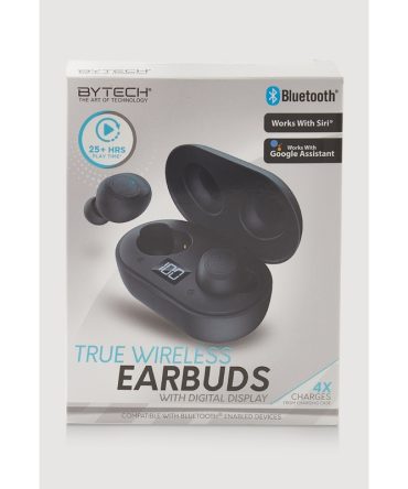 True Wireless Earbuds with Digital Display