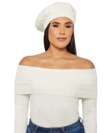 Aran Knit Beret