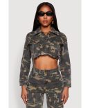 Cargo Denim Mini Skirt