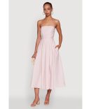 Haute Monde Tulle Lined Strapless Skater Dress