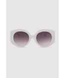 Stylish Metallic Ombre Lens Sunglasses