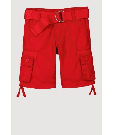 Toddler Boys Cargo D Ring Belted Shorts