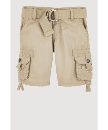 Toddler Boys D Ring Belted Cargo Shorts