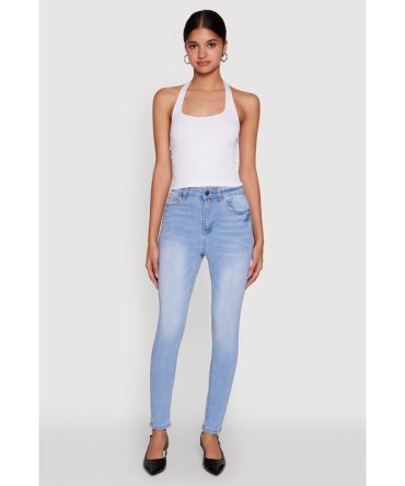 WAX High Waisted Stretch Skinny Jeans