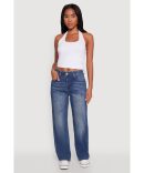 WAX Whiskered High Waist Skinny Jeans