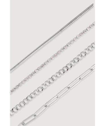 Chain Anklets Set of 4