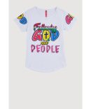 Girls Sequin Good Vibes Graphic Tee