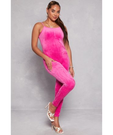 Velour Cami Catsuit