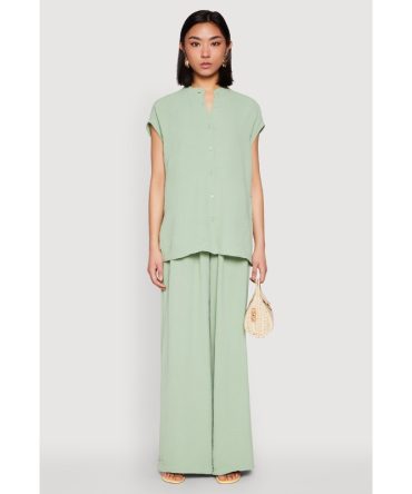 Airy Wide Leg Pants