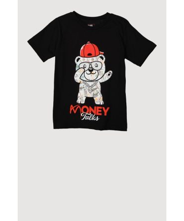 Boys Money Talks Bear Tee