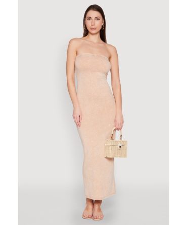 Daisy Mineral Wash Maxi Tube Dress