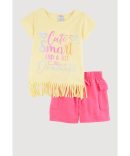 Girls Cute Smart And A Bit Dramatic Tee and Shorts