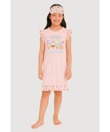 Girls Sweet Dreams Pajama Nightgown