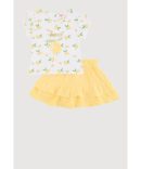 Little Girls Sweet Fruit Graphic Print Top and Skort