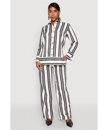 Spoon Jeans Drawstring Wide Leg Pants