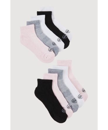 Assorted Performance Quarter Socks 10 Pack Size 4-10