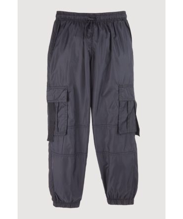 Girls Nylon Parachute Cargo Pants