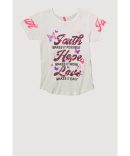 Girls Sequin Good Vibes Graphic Tee