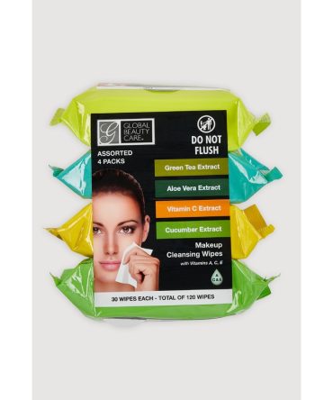 Makeup Cleansing Wipes Assorted 4 Pack