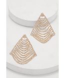 Rhinestone Studded Assorted Drop Earrings Set of 3
