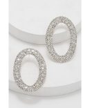 Rhinestone Studded Assorted Drop Earrings Set of 3