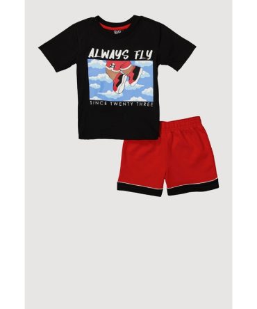 Toddler Boys Always Fly Graphic Print Tee