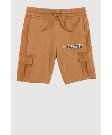 Toddler Boys Graphic Detail Cargo Sweatshorts