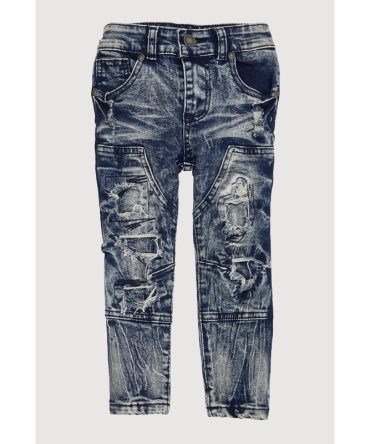 Toddler Boys Mineral Wash Distressed Skinny Jeans