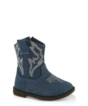 Toddler Girls Denim Cowboy Boots