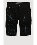 Seamless Rhinestone Ribbed Biker Shorts
