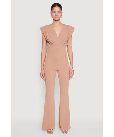 Crepe Knit High Waisted Pants