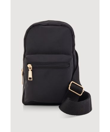Double Zip Sling Backpack