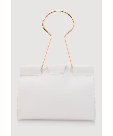 Paper Clip Clutch Handbag