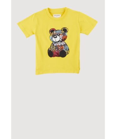 Toddler Boys Graffiti Bear Graphic Tee