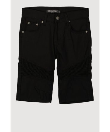 Boys Denim Moto Shorts