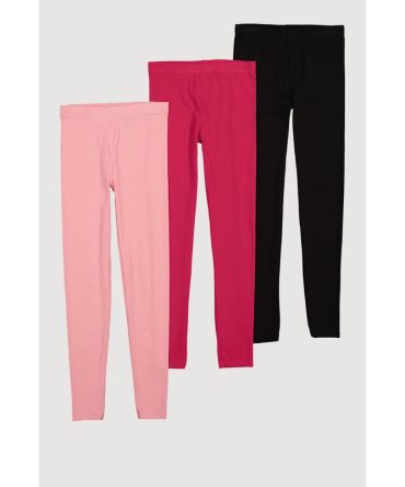 Girls Leggings Set of 3