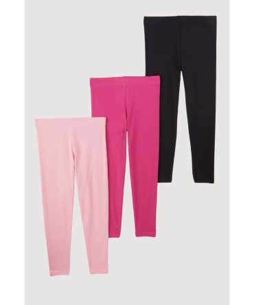 Little Girls Leggings Set of 3