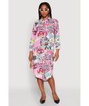 Square Neck Mini T Shirt Dress