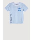 Girls Color Block Striped Shirt Dress