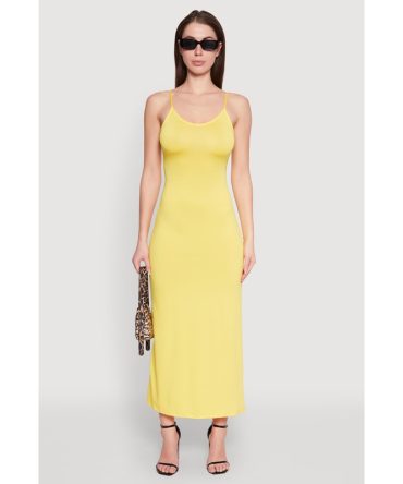 Scoop Neck Cami Maxi Dress