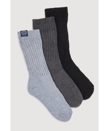 Solid Slouch Boot Socks 3 Pack Size 4-10