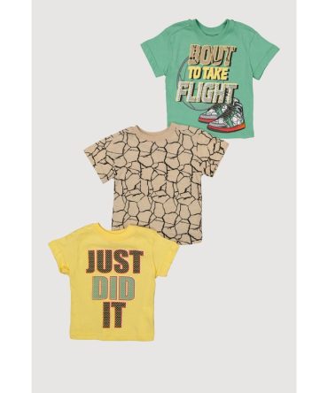 Baby Boys 12-24M Just Did It Graphic Tees 3 Pack