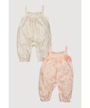 Baby Girls 0-9M Flower Embroidered Tee and Leggings