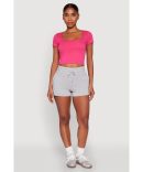 Girls Im Very Expensive Ruched Graphic T Shirt